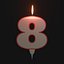 Candela di compleanno