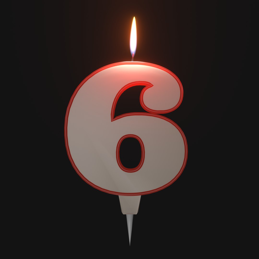 Birthday Candles 3D Model - TurboSquid 1943233