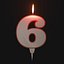 Candela di compleanno