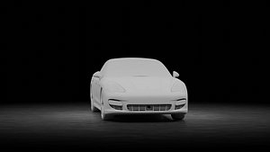 3D model Porsche Panamera 2009