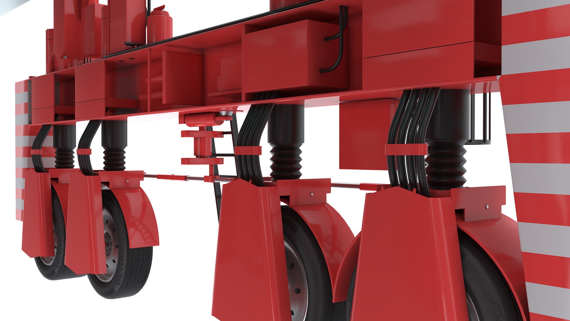 3D Straddle Carrier For Seaport - TurboSquid 2225005