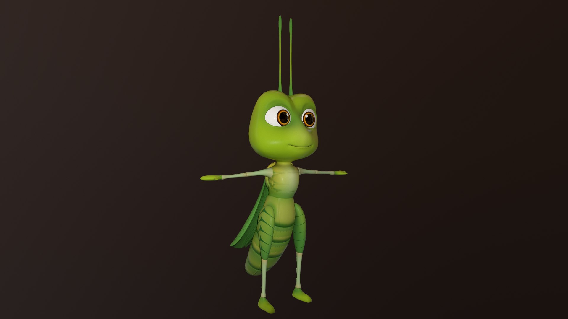 3D Locust - Hight Rig Model - TurboSquid 1379142
