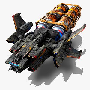ORYX Cargoship Spacecraft 3D model