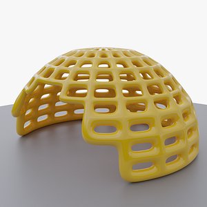 Dome Shell Cage 02 Rectangular model