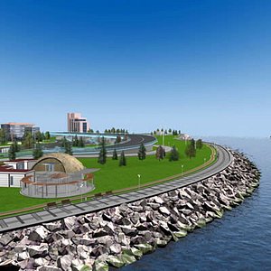 seaside city park
