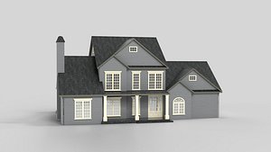 3D Neighborhood House 15T2 model