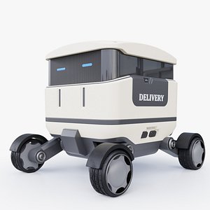 Autonomous Delivery Robot 02 3D model