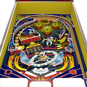 future world pinball zaccaria 3D model