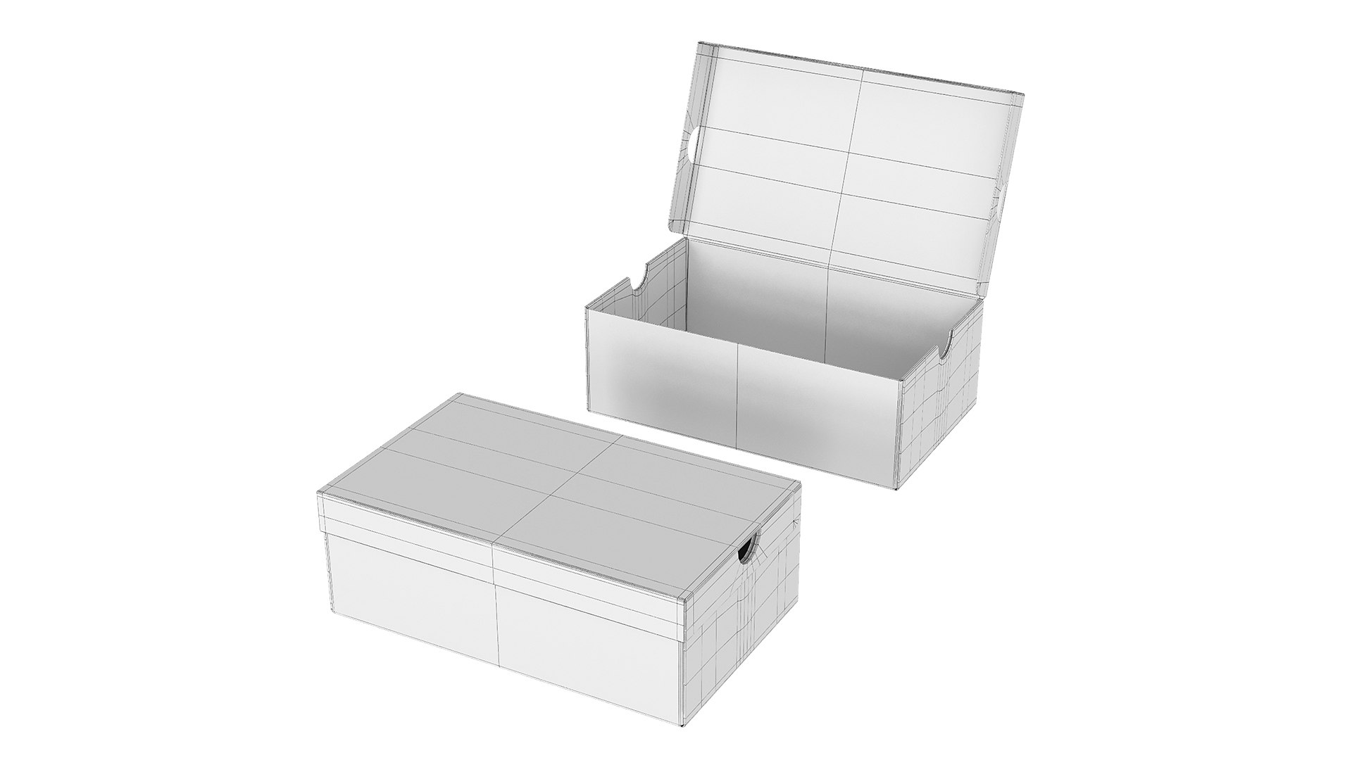 Nike Shoe Box Black - 3D Model by murtazaboyraz