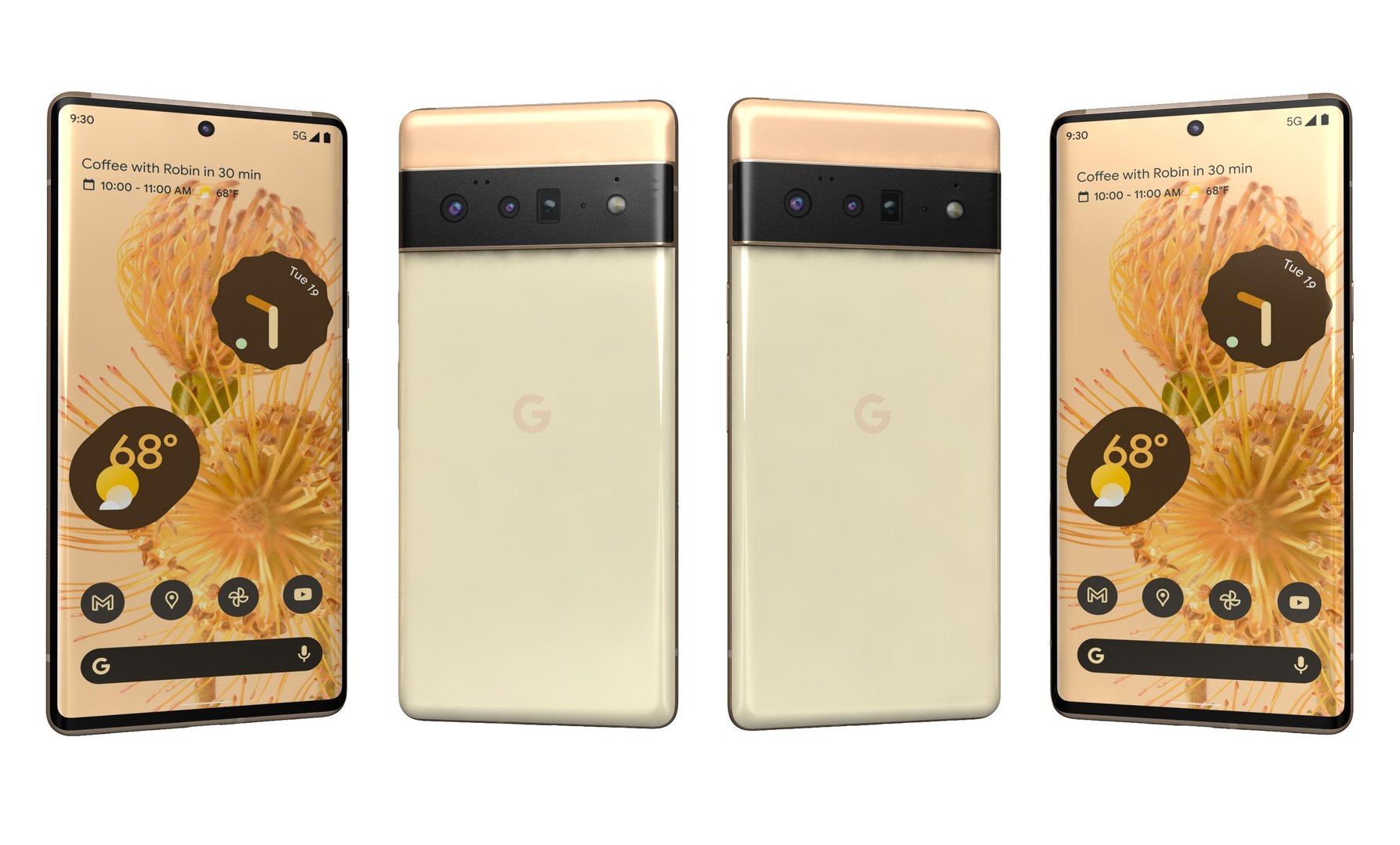 Google Pixel 6 Pro Sorta Sunny Model - TurboSquid 2000575