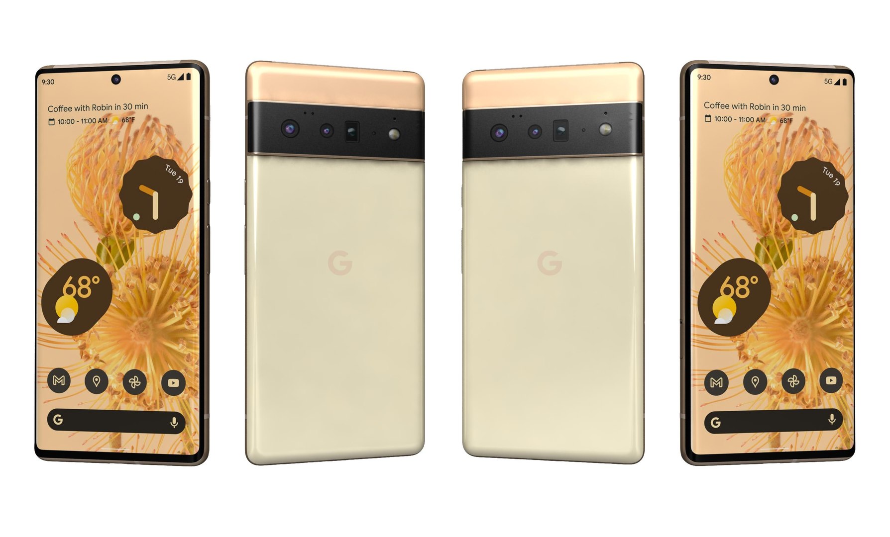 Google Pixel 6 Pro Sorta Sunny Model - TurboSquid 2000575