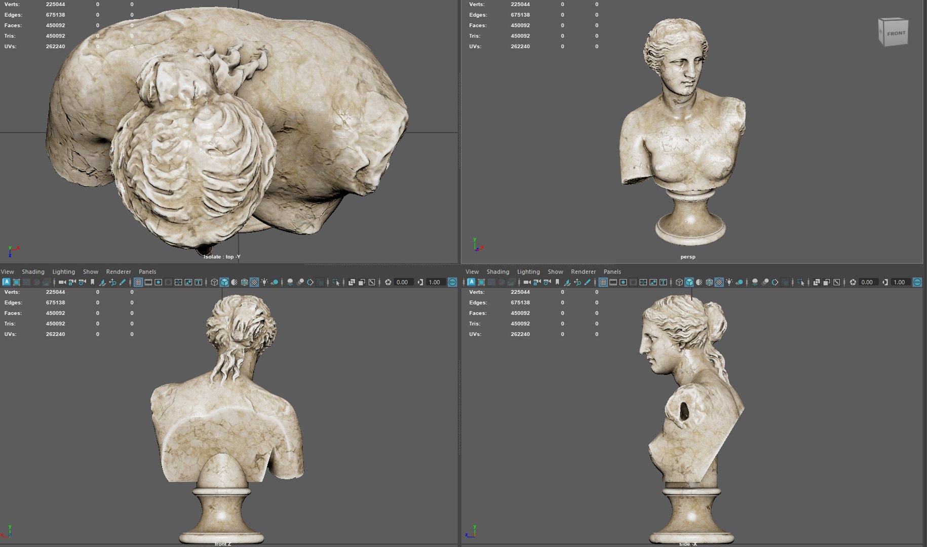 Venus de Milo Bust Classical Marble Sculpture 3D model https://p.turbosquid.com/ts-thumb/0r/O3uTSU/tO/render4/jpg/1744748272/1920x1080/fit_q87/48dbfea61eb96611ef65f6858f63979136aab448/render4.jpg