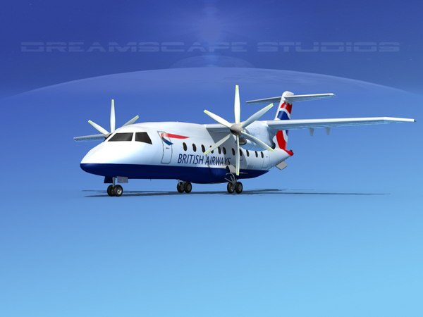 modelo 3d Dornier Do-328-130 British Airways - TurboSquid 1055635