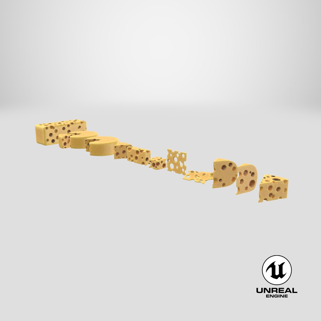 Stylized Cheese Collection 3D model https://p.turbosquid.com/ts-thumb/0r/PSgn4s/VW/stemcell_unreal_render/png/1737488514/1920x1080/fit_q87/9659599ba8a247106959269edf63395ebebbc24e/stemcell_unreal_render.jpg