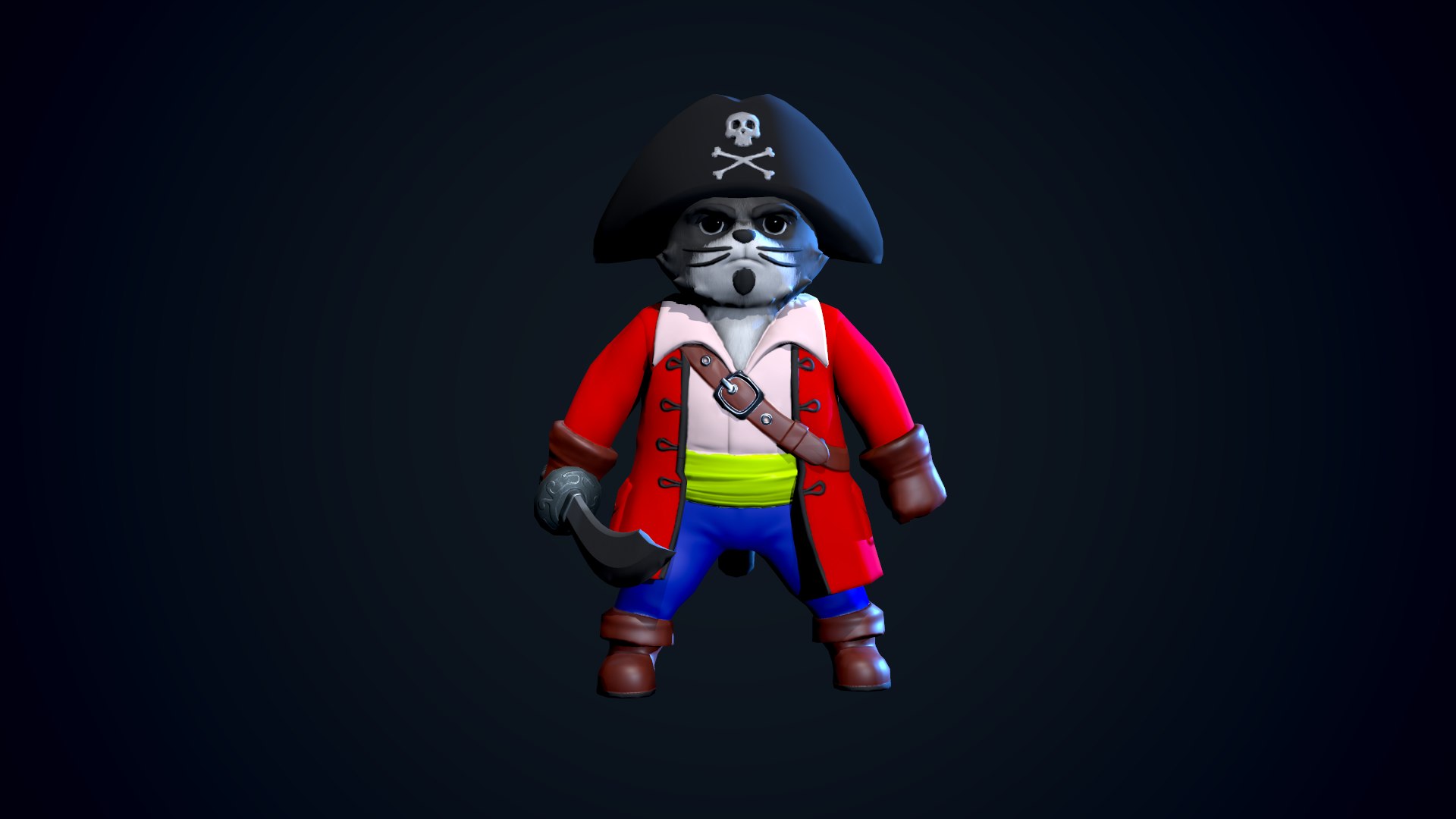 3D Captain Kot - TurboSquid 1724839