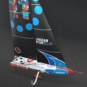 11th Hour Racing IMOCA 60 3D model