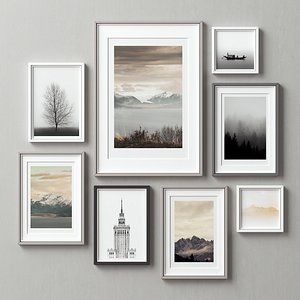 picture frames 3D model