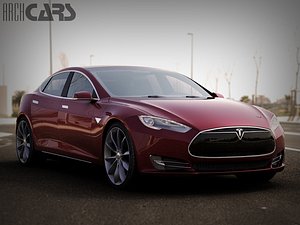 3d tesla s model