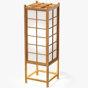 shoji lamp 3D model