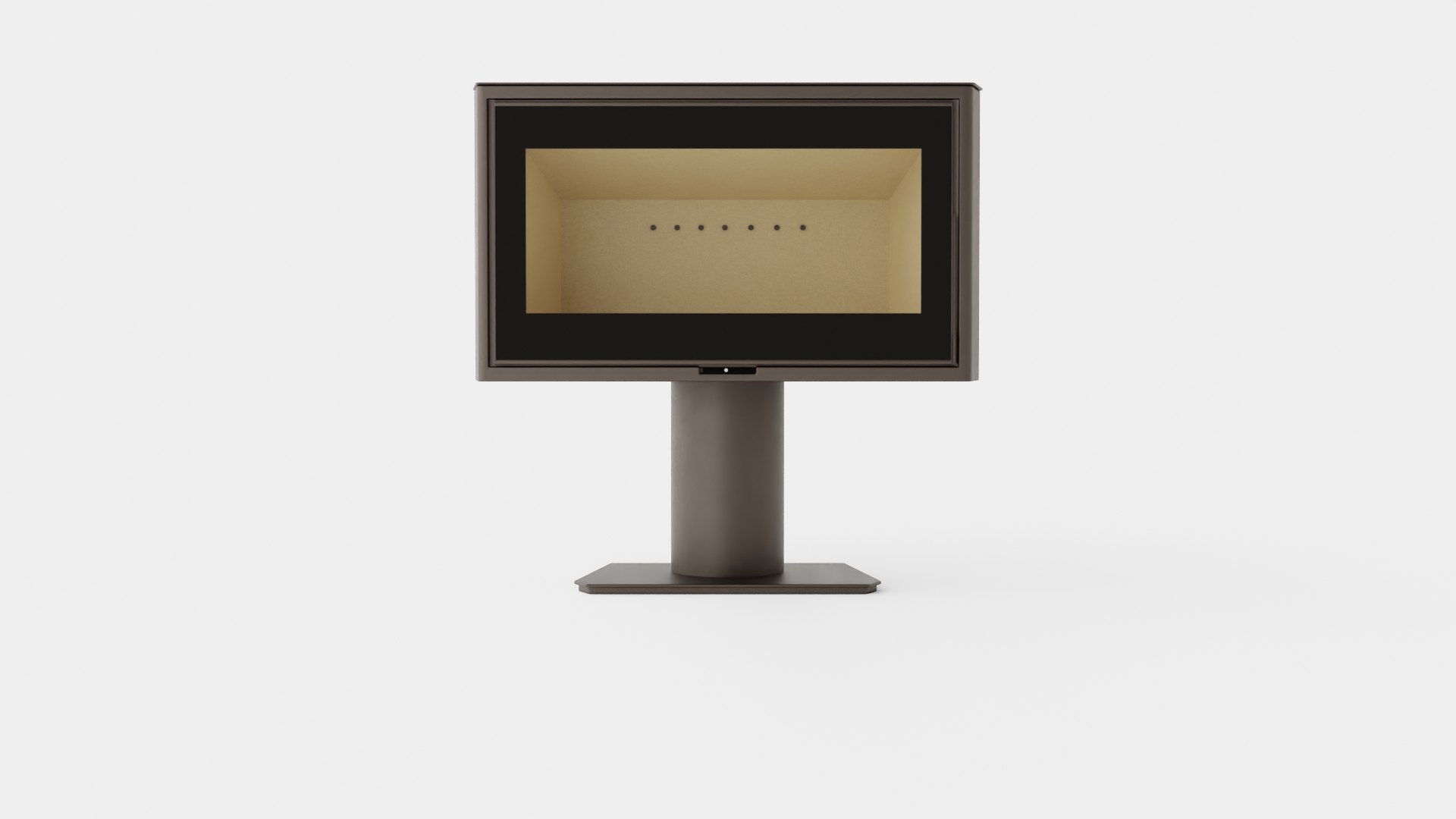 Heta Scan-Line 100 Wood-burning Stove On Plinth 3D Model - TurboSquid ...