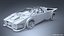 Futuristic Cyber Car Concept PBR