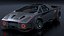 Futuristic Cyber Car Concept PBR