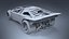 Futuristic Cyber Car Concept PBR