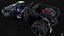Futuristic Cyber Car Concept PBR