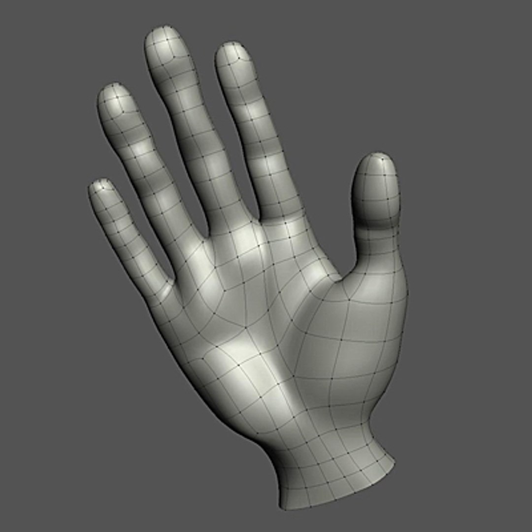 hand arm 3d max