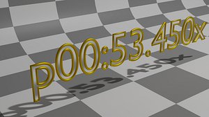 Timestamp 3D model