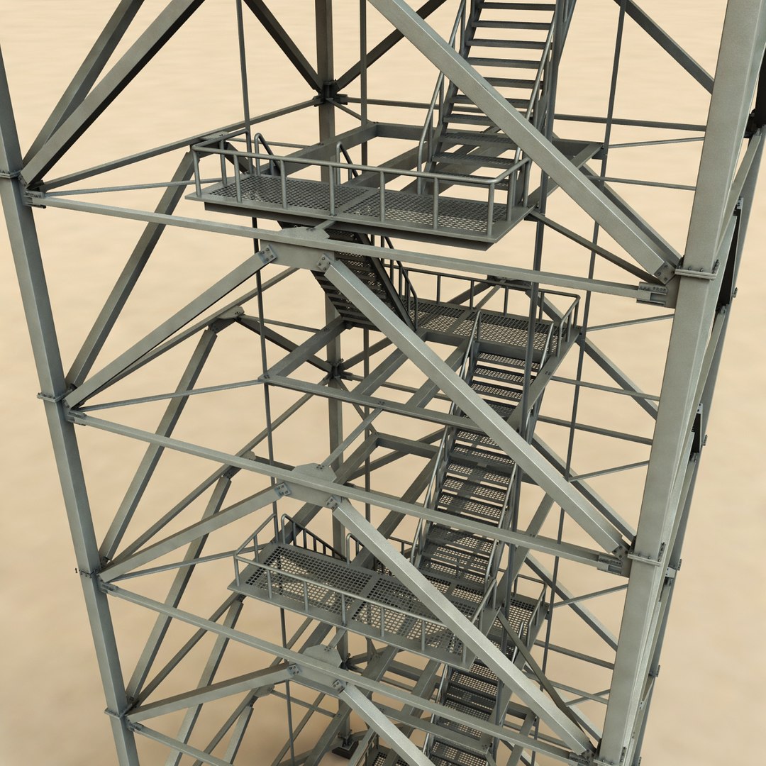 3d Watchtower Tower Model