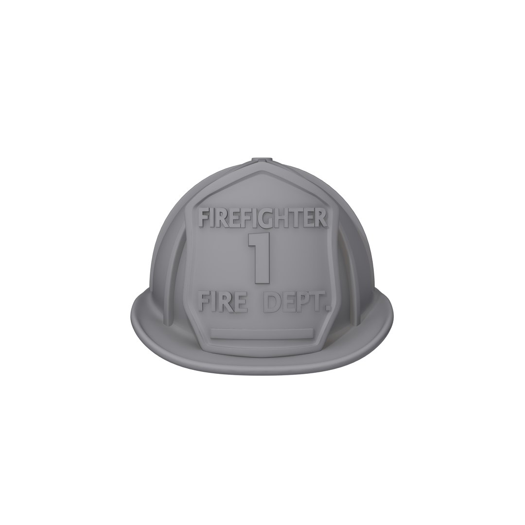 Fireman Helmet Model - TurboSquid 1701114