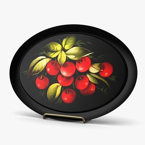 3d model of plates cherry