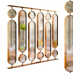 Decorative partition set 87