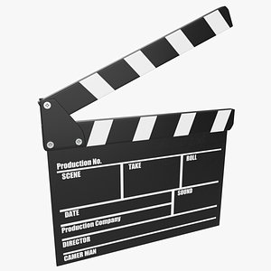 Film Slate 3D model