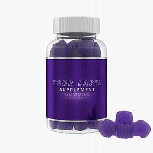 Gummy Supplement Bottle 1