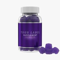 Gummy Supplement Bottle 1