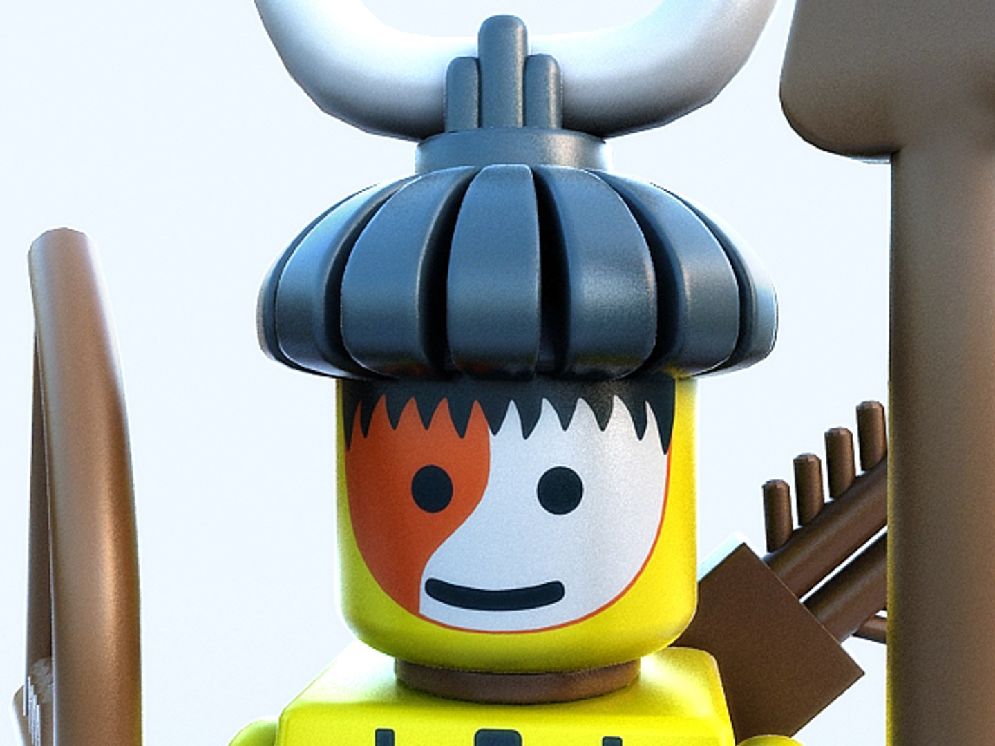 Lego Character 3d Model