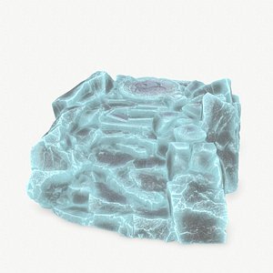 3D model ice temple