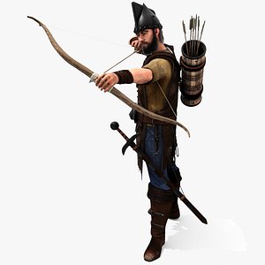 Archer Rigged Hair