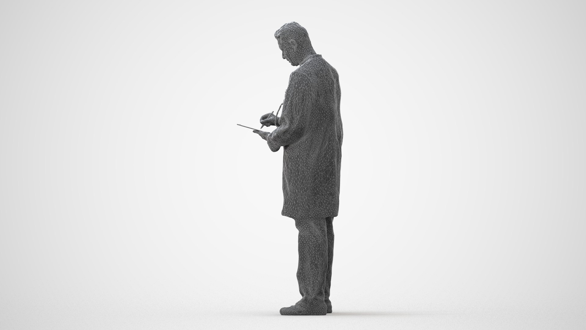 3D 00145Connor004 - Adult Caucasian man reading in medical facility wearing professional attire https://p.turbosquid.com/ts-thumb/0s/EqtUVx/yj/00145_connor004_wireframe_frame_0002/jpg/1773006974/1920x1080/fit_q87/08b7075545368d5758841284e79de75070bd38d6/00145_connor004_wireframe_frame_0002.jpg