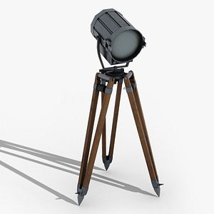 Vintage Spotlight 3D model