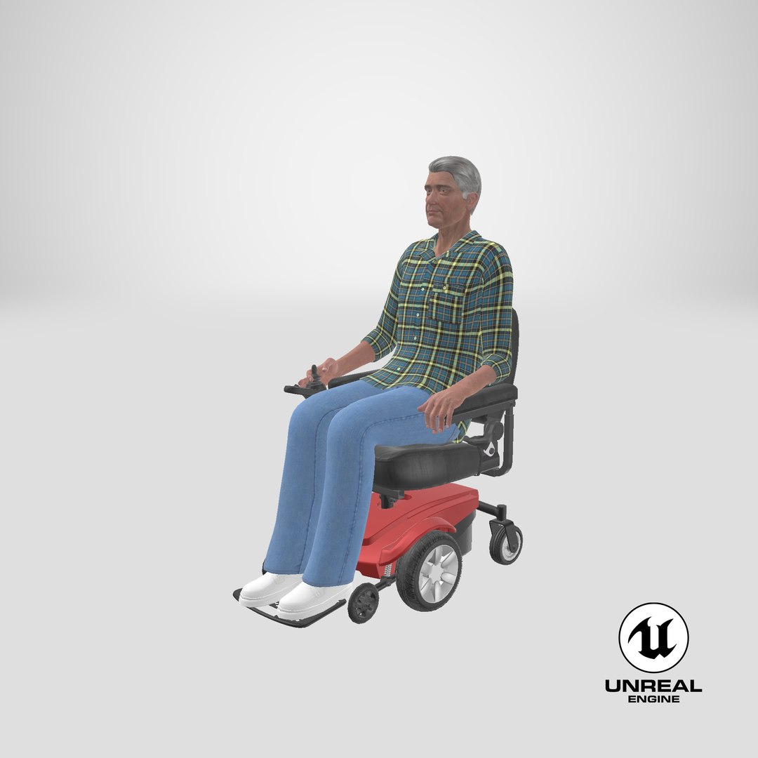 3D Elderly Man with Jazzy Select Wheelchair https://p.turbosquid.com/ts-thumb/0s/G3c1R2/iD/stemcell_unreal_render/png/1679387924/1920x1080/fit_q87/105493cdf8d89f45db7153e9888d3a7b736dc2df/stemcell_unreal_render.jpg