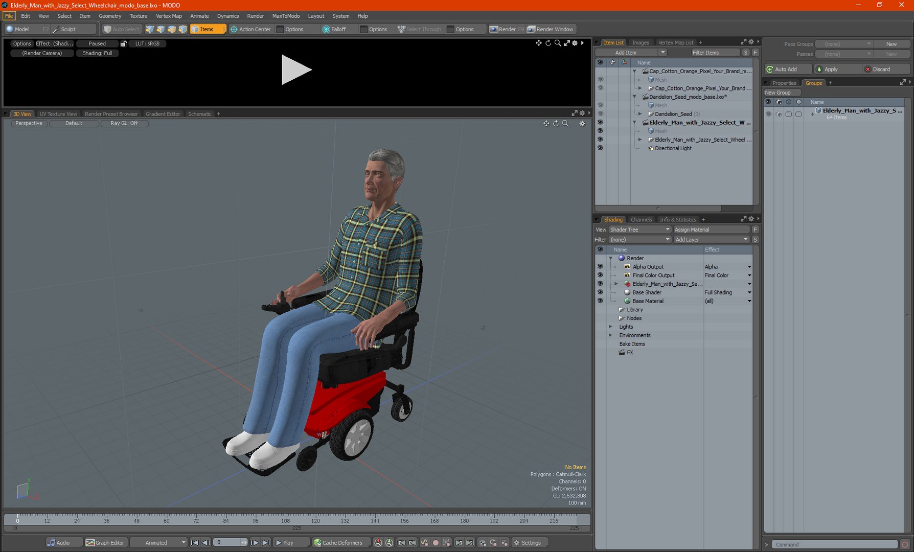 3D Elderly Man with Jazzy Select Wheelchair https://p.turbosquid.com/ts-thumb/0s/G3c1R2/ul/elderlymanwithjazzyselectwheelchair3dmodel027/jpg/1655535247/1920x1080/fit_q87/140fd89a8e23fce6fac0285eb429dfca224fdc74/elderlymanwithjazzyselectwheelchair3dmodel027.jpg