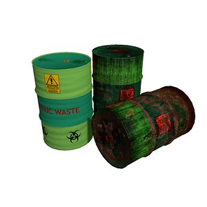 Toxic Waste Barrels Type 6