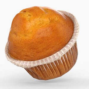 Photorealistic 3D scan of muffin