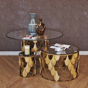 curations limited tables moscow 3D model