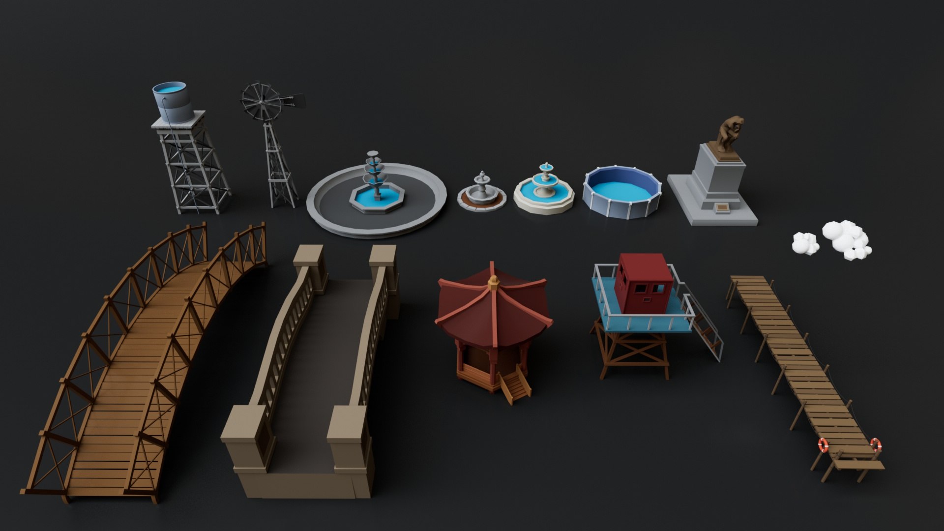 3000 Interior Exterior Realistic City Props Mega Bundle Pack ...