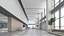 Modern simple company lobby