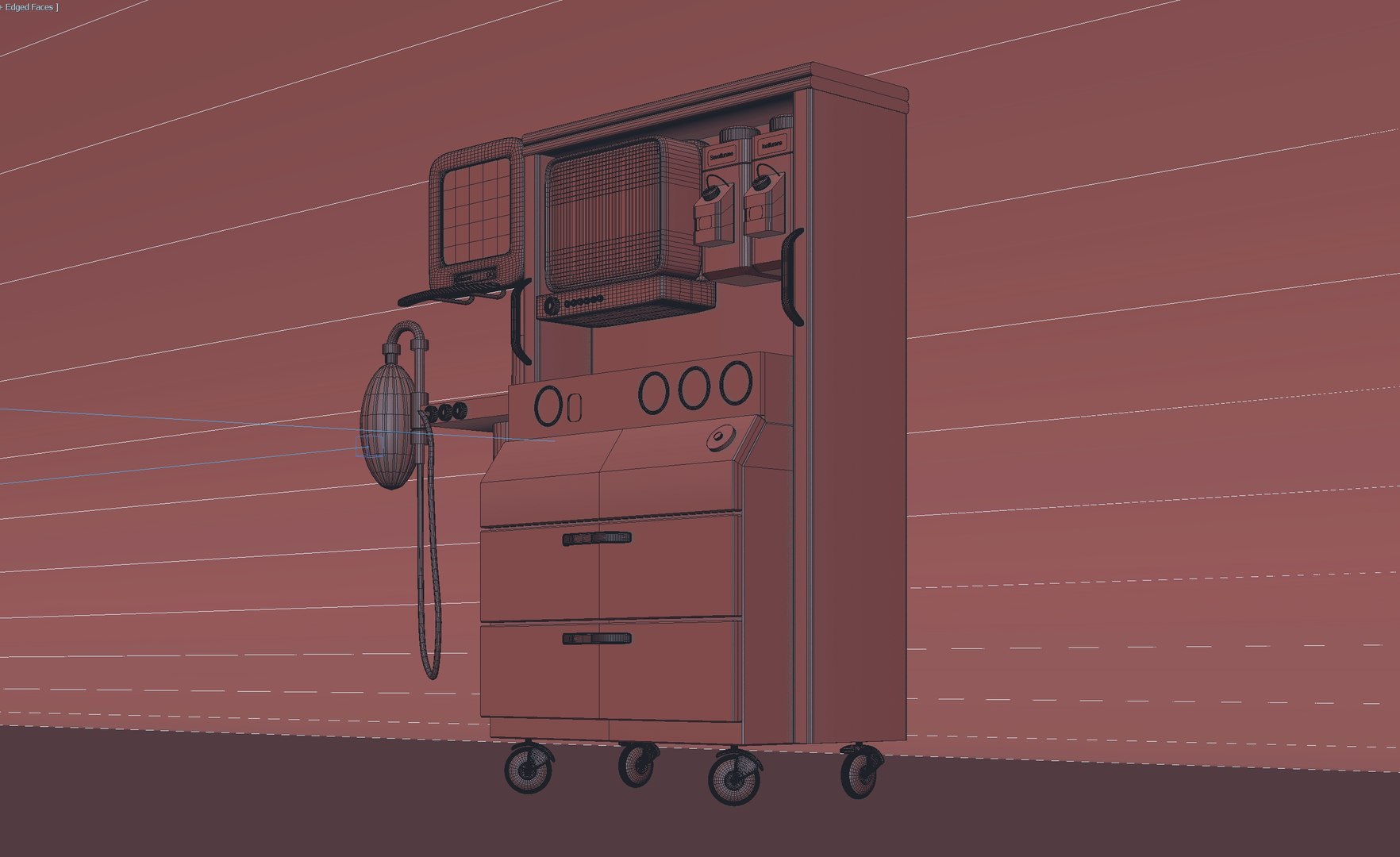Anesthesia Machine 3D - TurboSquid 2300750